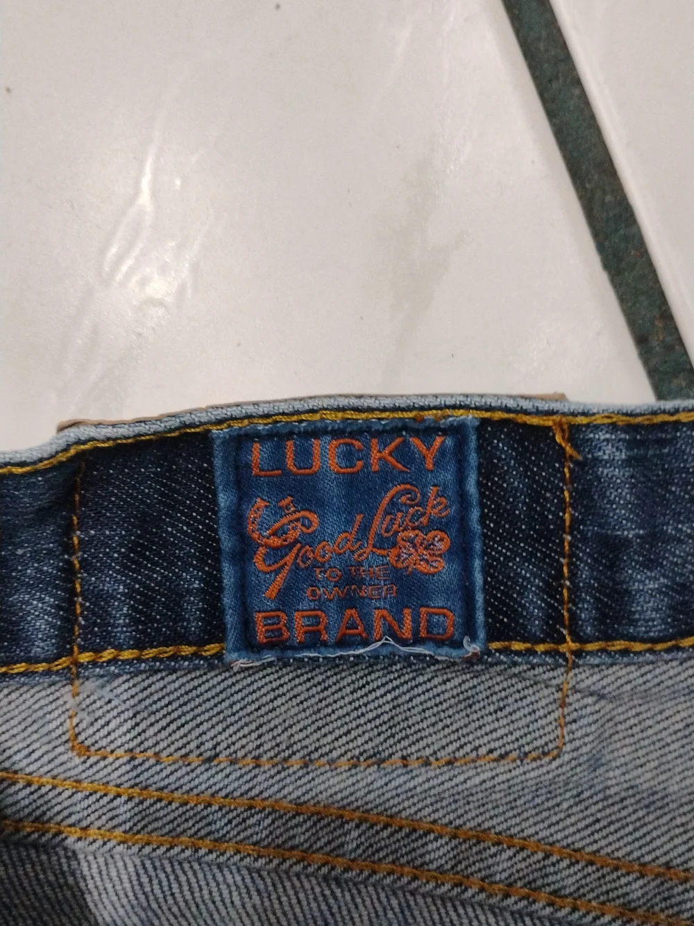 Lucky Brand By Gene Montreano Women's Dark Indigo Bootcut Jeans SZ 33